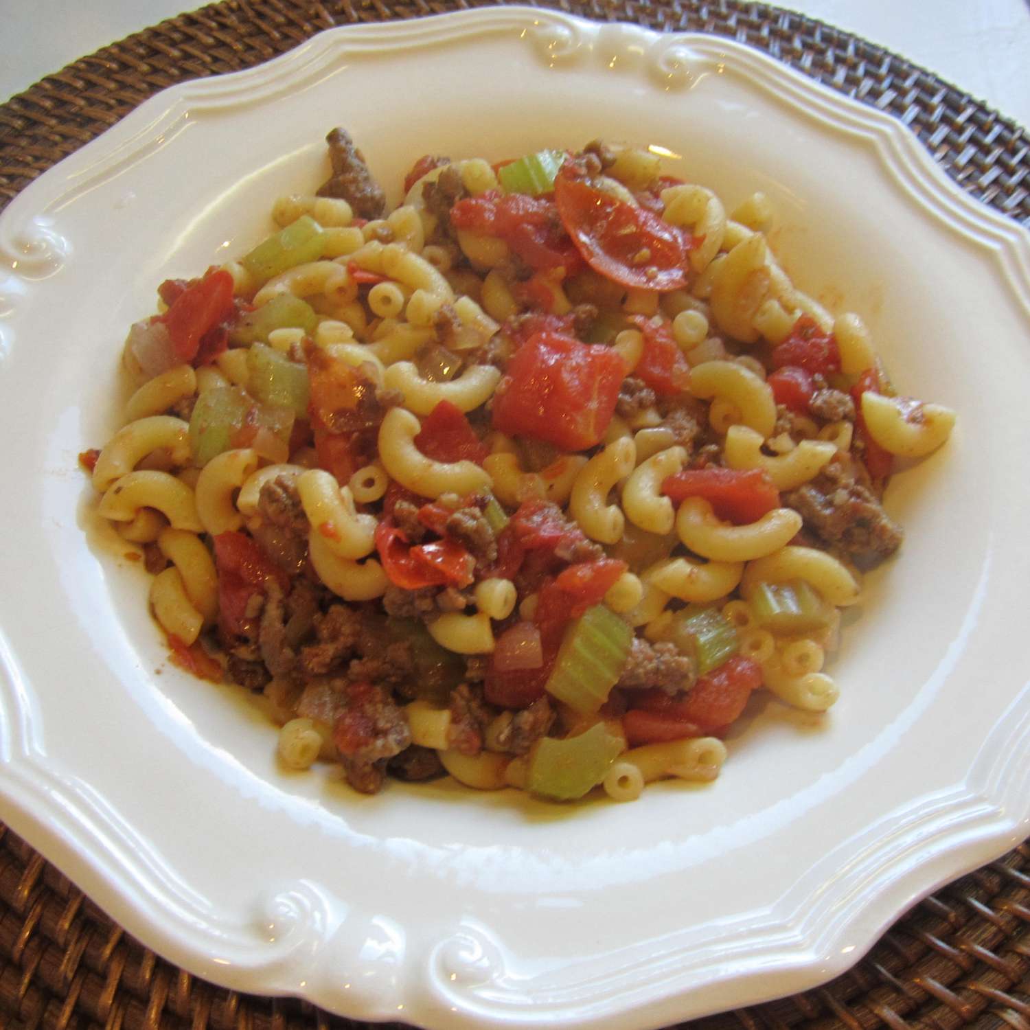 Mom's Goulash in the Microwave