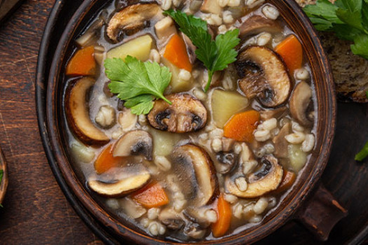 Mushroom Barley Soup