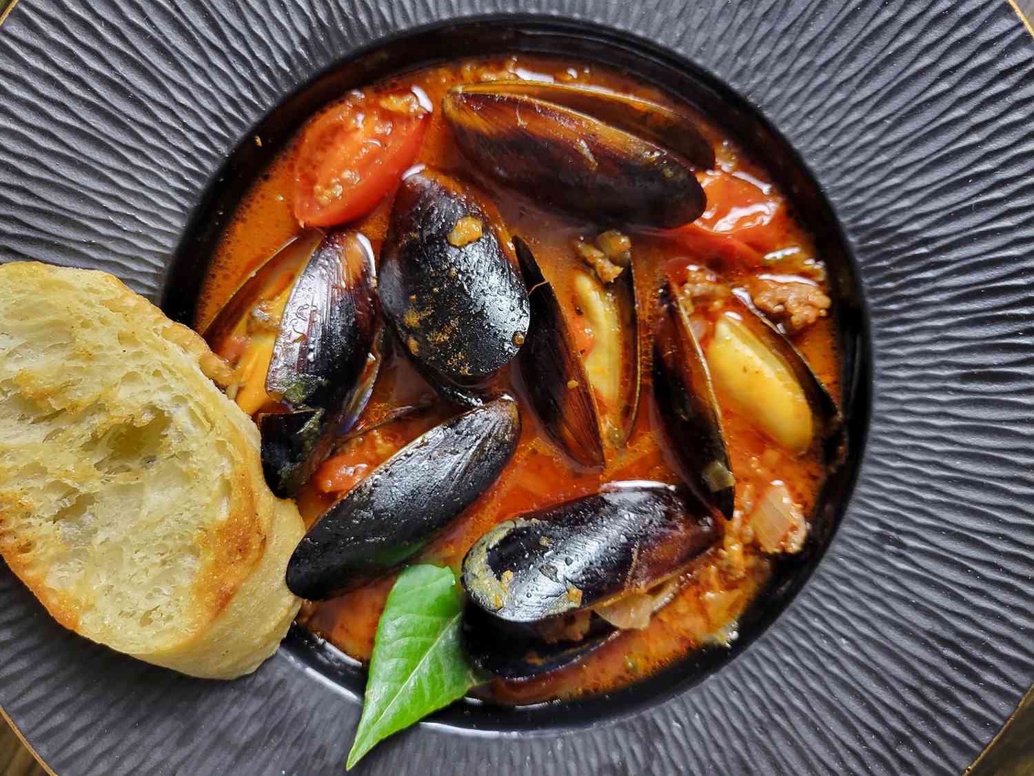 Mussels with Chorizo