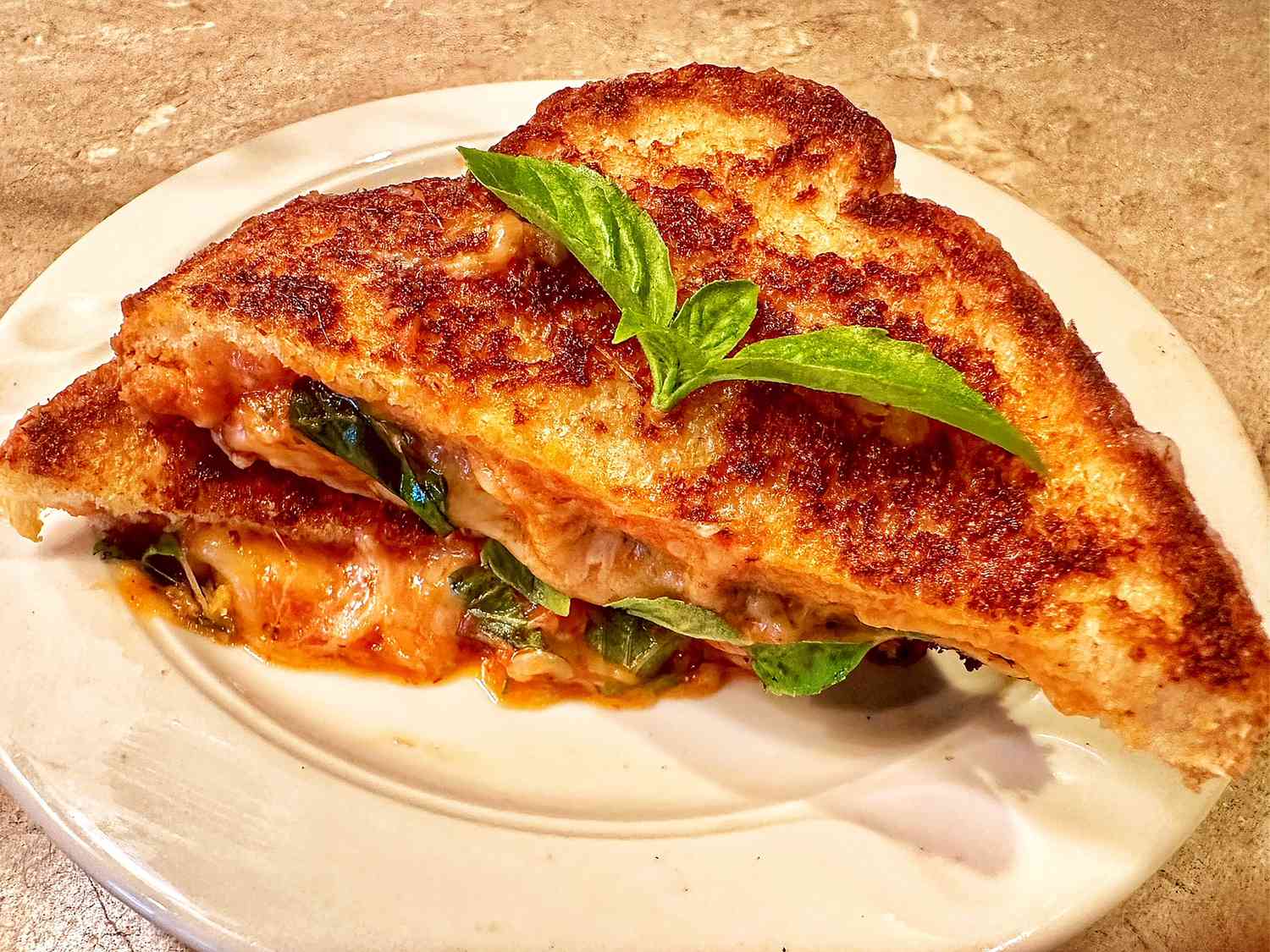 Pizza Grilled Cheese Sandwich