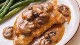 Pork Chops in Garlic Mushroom Sauce