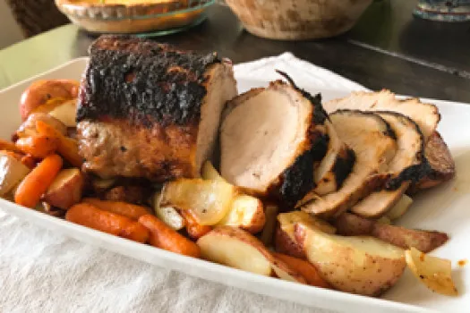 Pork Loin Roast with Veggies