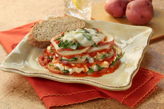 Potato Spinach Lasagna