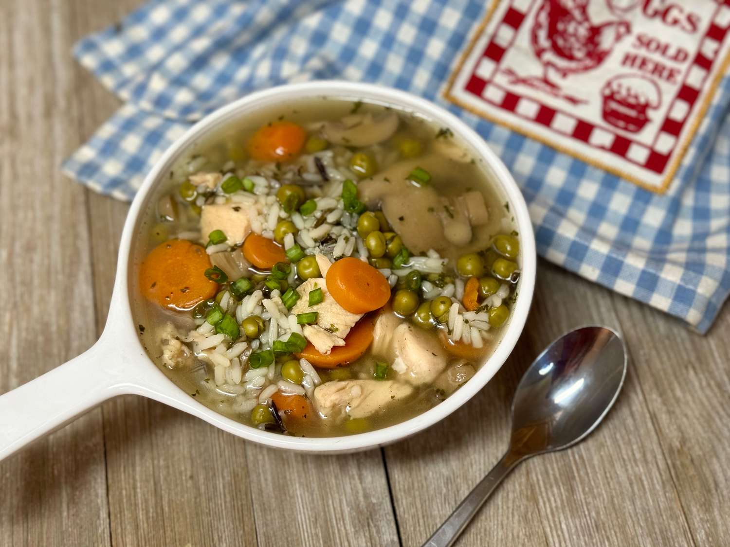 Quick and Easy No-Chop Chicken and Wild Rice Soup