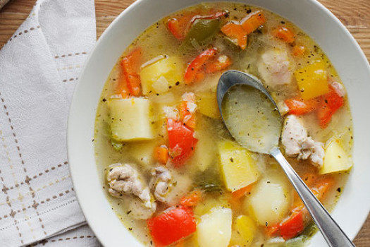 Quick Chicken & Vegetable Soup