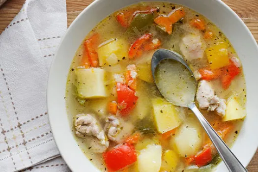 Quick Chicken & Vegetable Soup