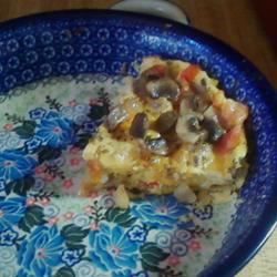 Quick Microwave Frittata Casserole
