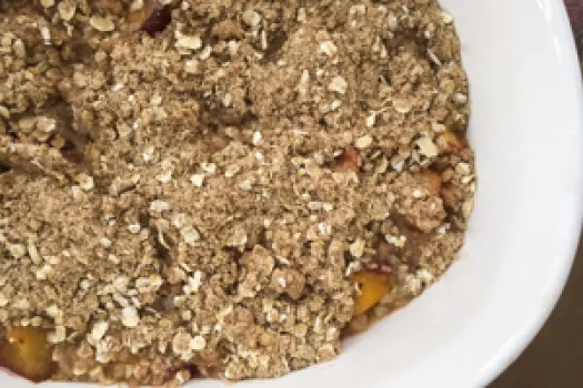 Quick Peach Cobbler