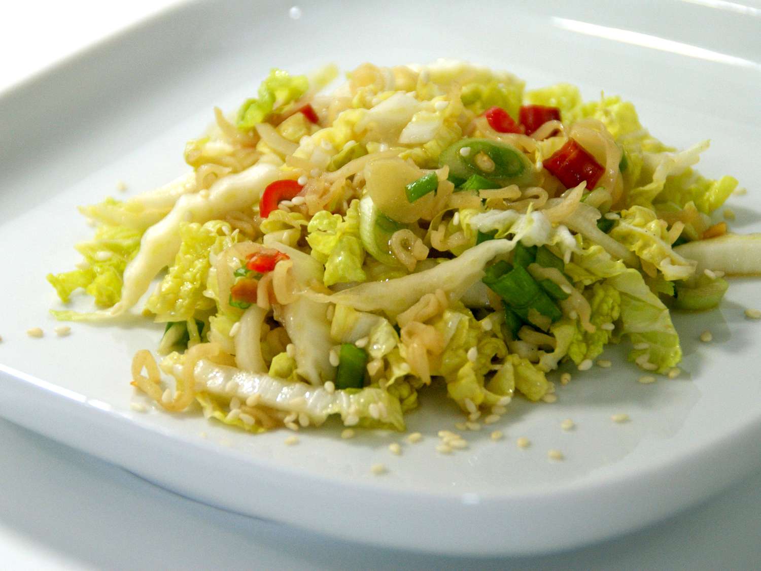 Ramen and Cabbage Salad