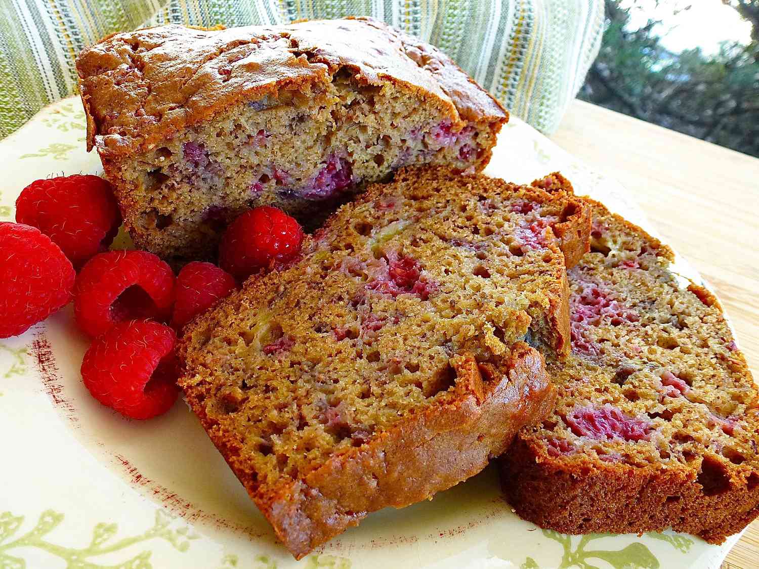 Raspberry Banana Bread