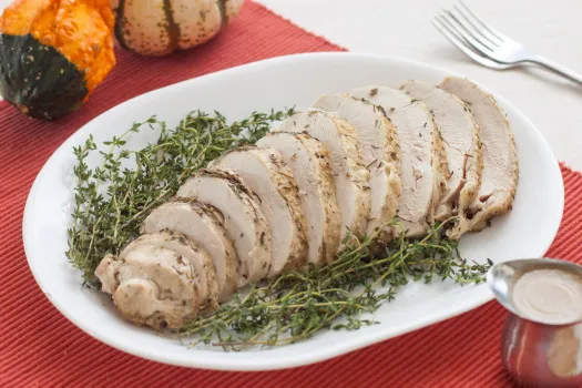 Roast Turkey Breast with Rosemary, Sage, and Thyme