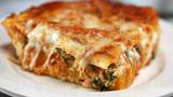 Roasted Butternut Squash and Spinach Lasagna