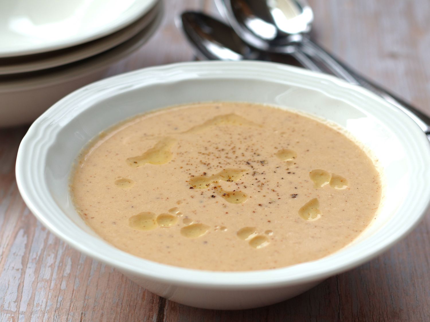 Roasted Cauliflower and Garlic Soup
