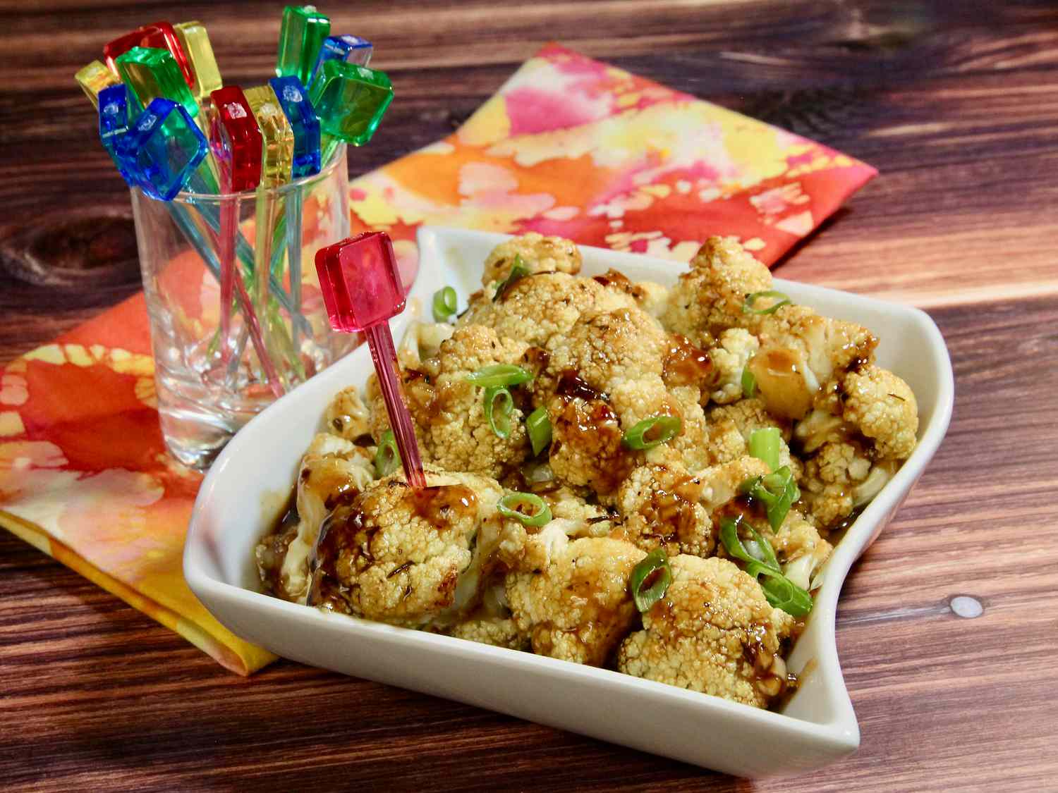 Roasted Honey Garlic Cauliflower