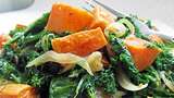 Roasted Sweet Potato and Kale Salad