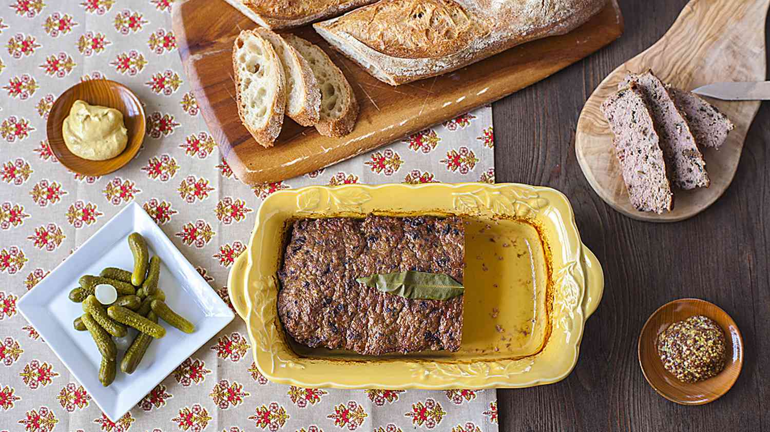 Rustic Chicken Liver and Morel Pate