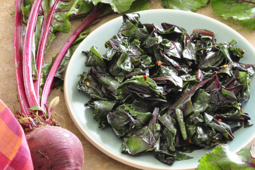 Sautéed Beet Greens