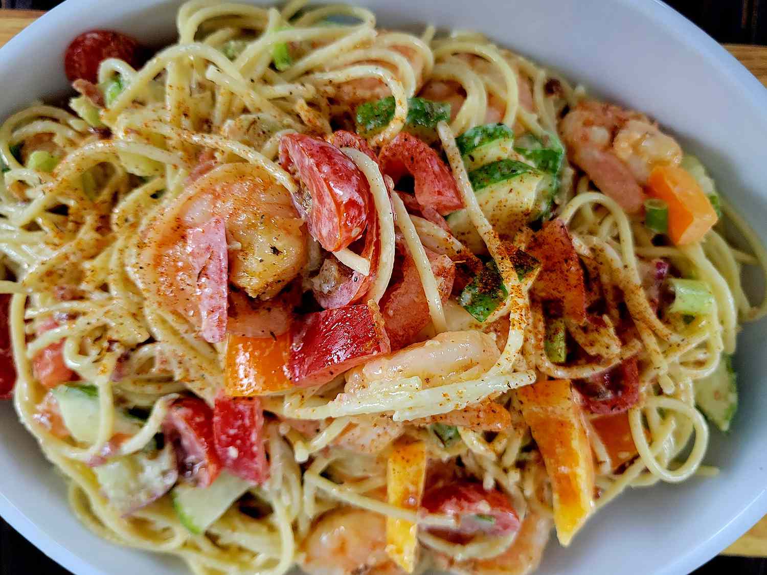 Shrimp and Bacon Pasta Salad