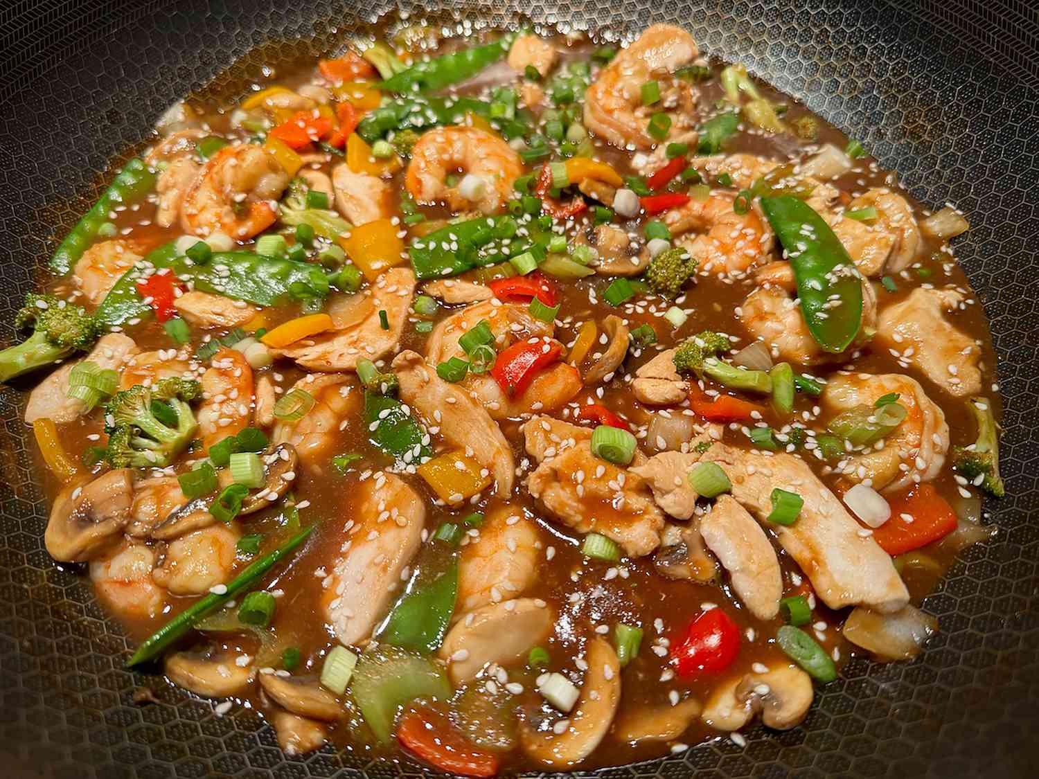 Shrimp and Chicken Stir-Fry