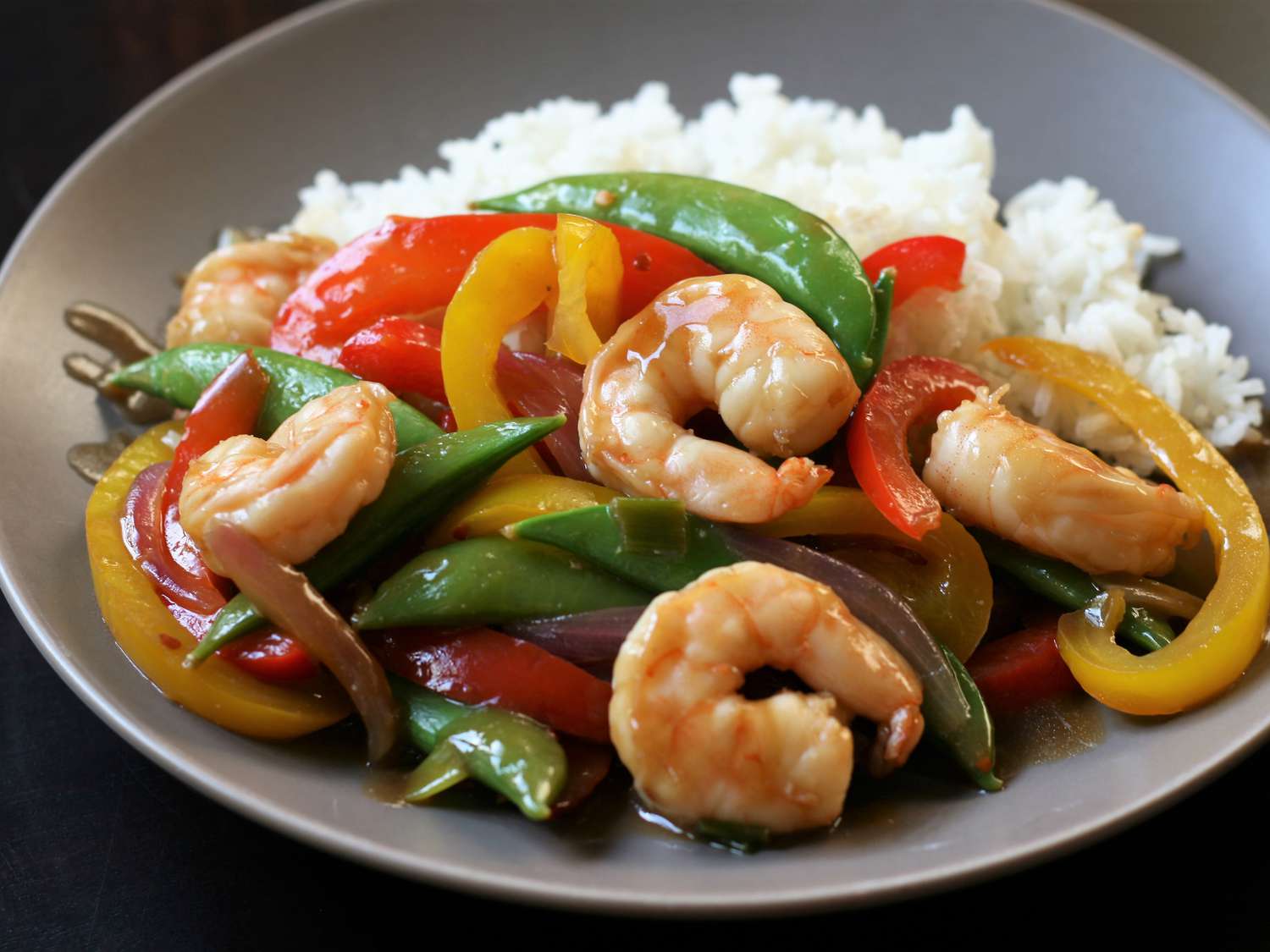 Shrimp and Pepper Stir-Fry
