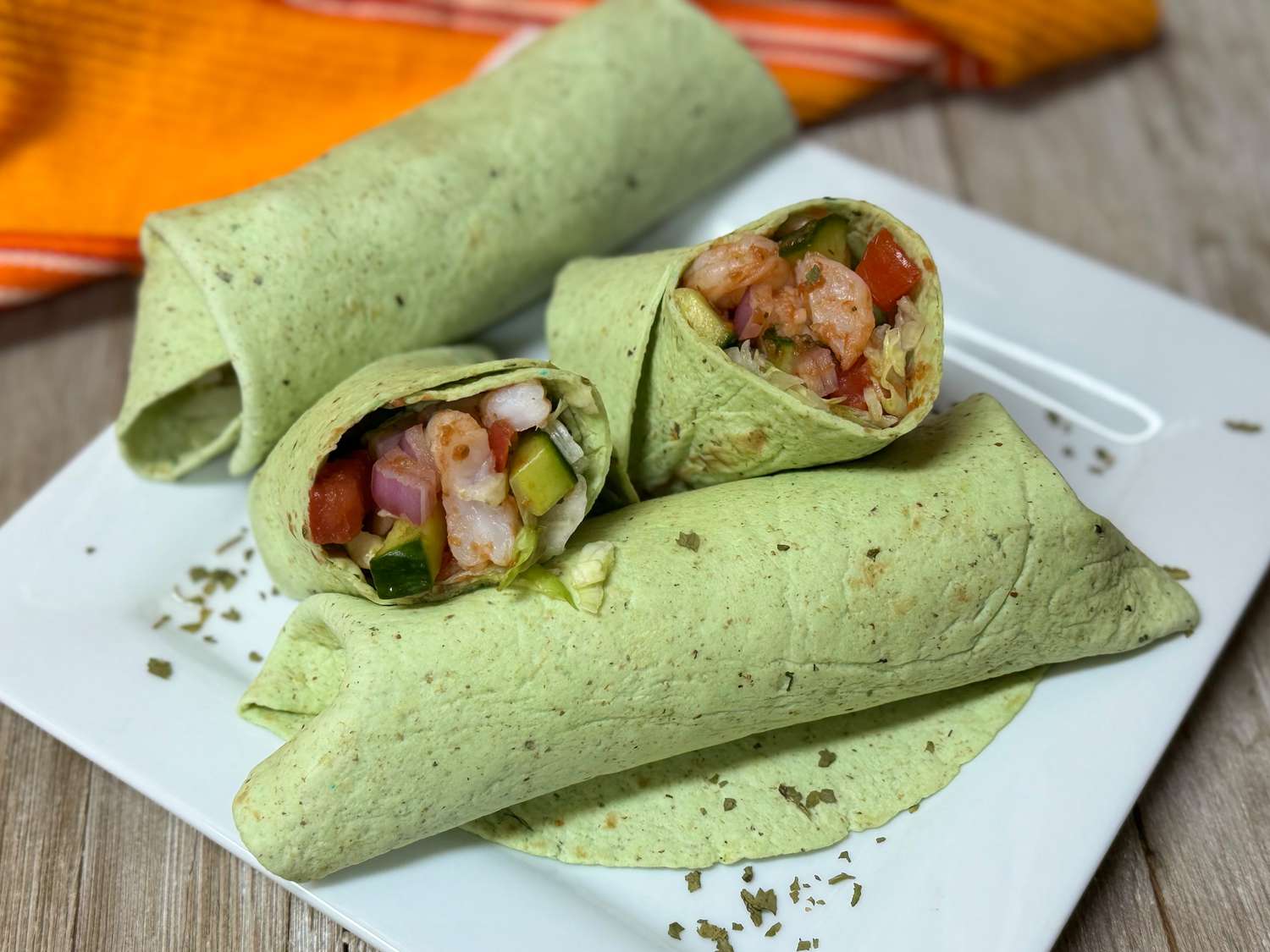 Shrimp Cocktail Wraps