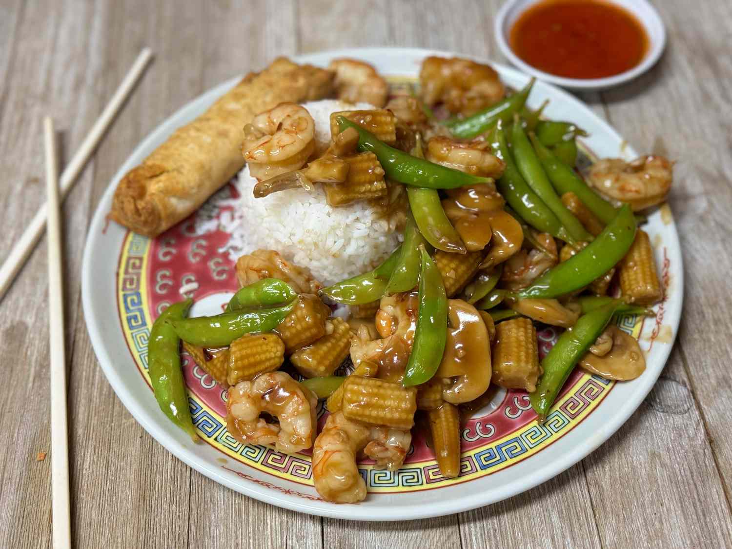 Shrimp Stir-Fry With Snap Peas and Baby Corn