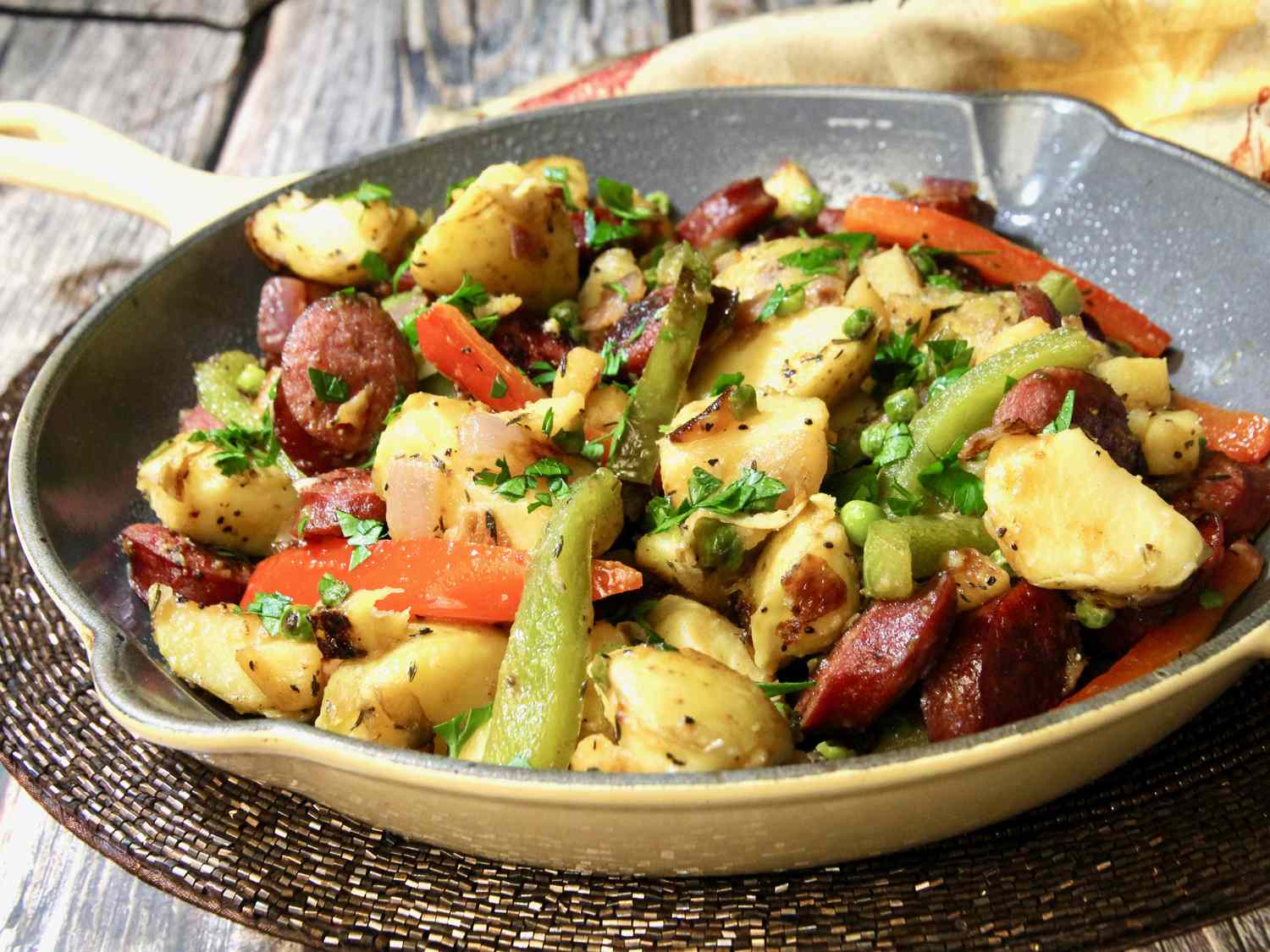 Skillet Sausage and Potatoes