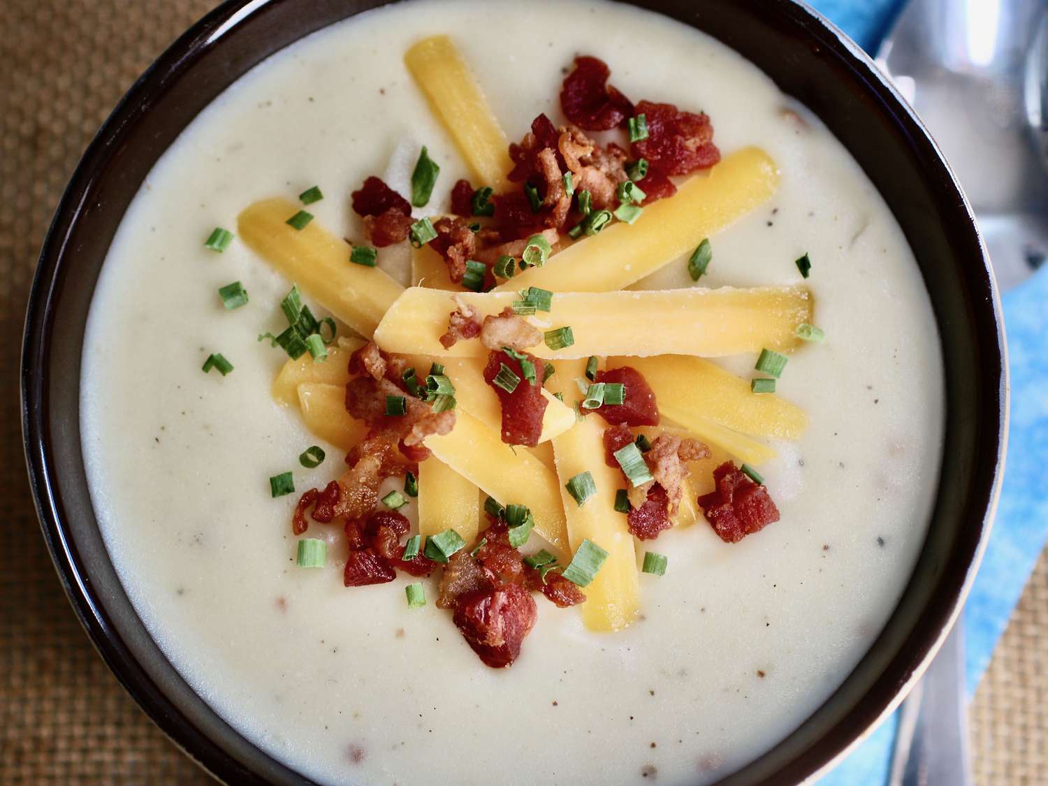 Slow Cooker Loaded Potato Soup