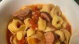Smoked Sausage and Tortellini Soup