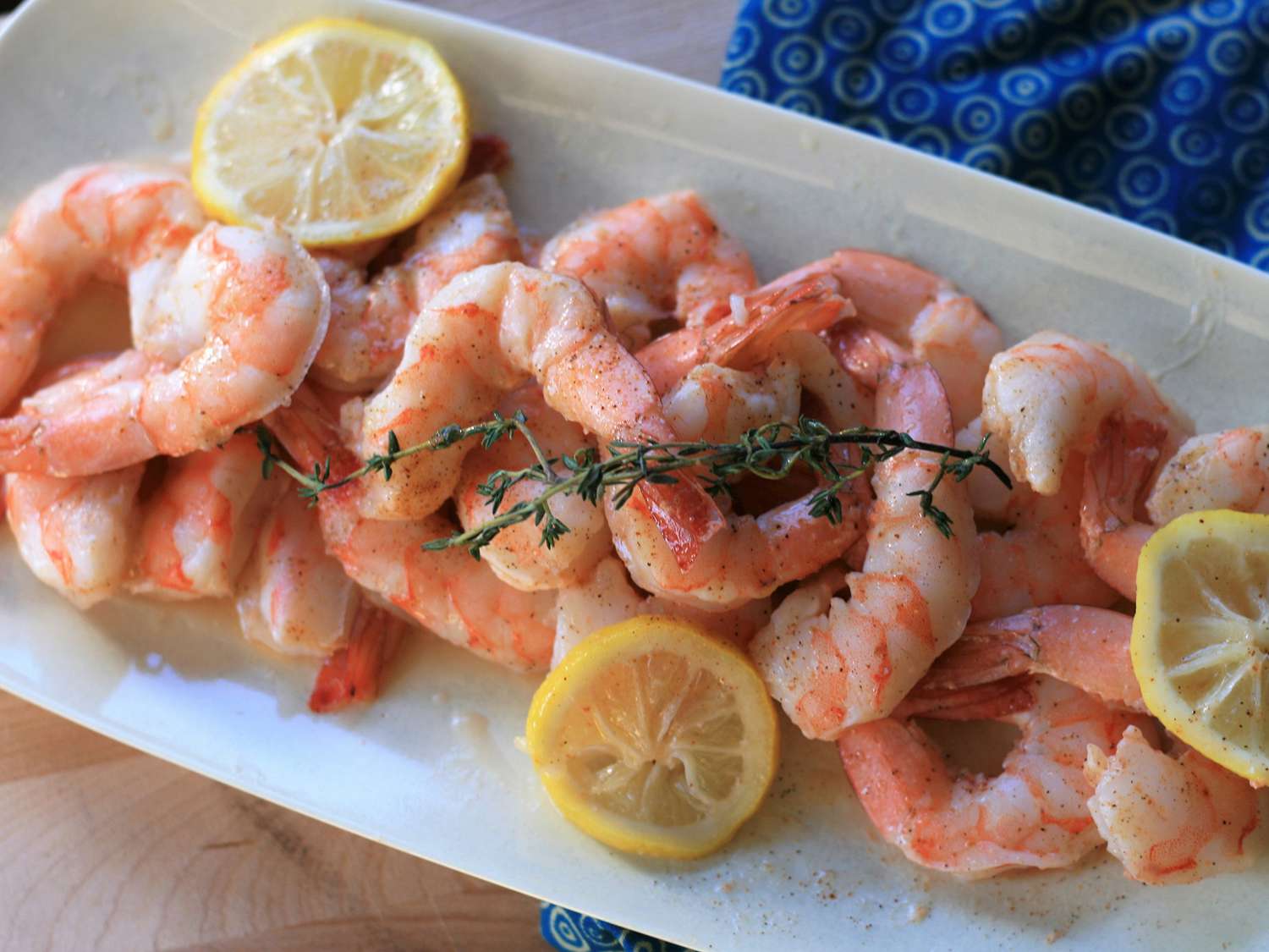 Sous Vide Lemon-Butter Shrimp