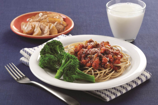 Spaghetti with Quick Meat Sauce