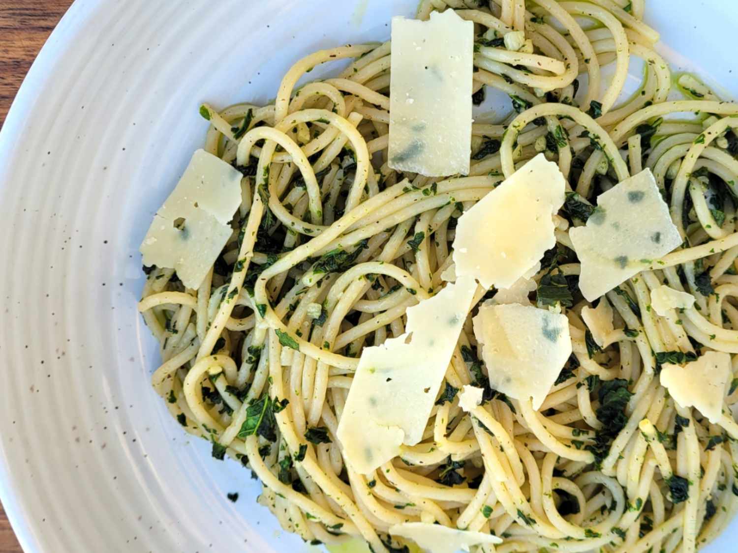 Spaghetti with Garlic and Basil