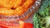 Spiced Sweet Roasted Red Pepper Hummus