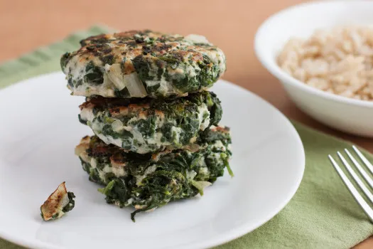 Spinach and Meat Cakes