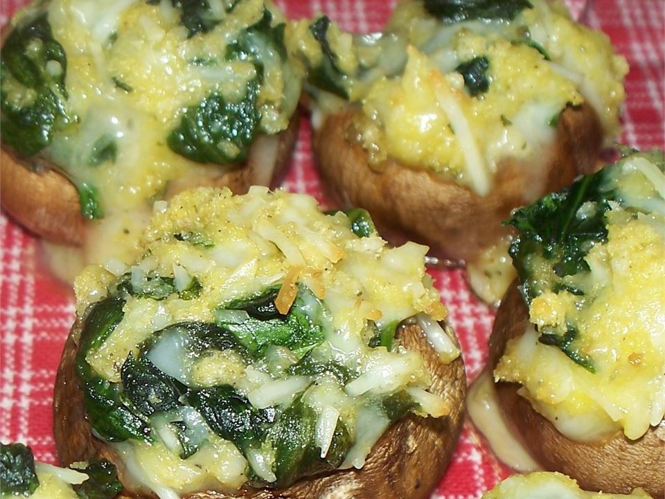 Spinach Stuffed Mushrooms