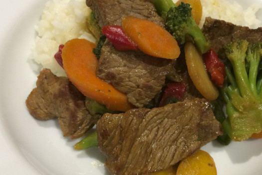 Stir Fry Vegetables and Beef