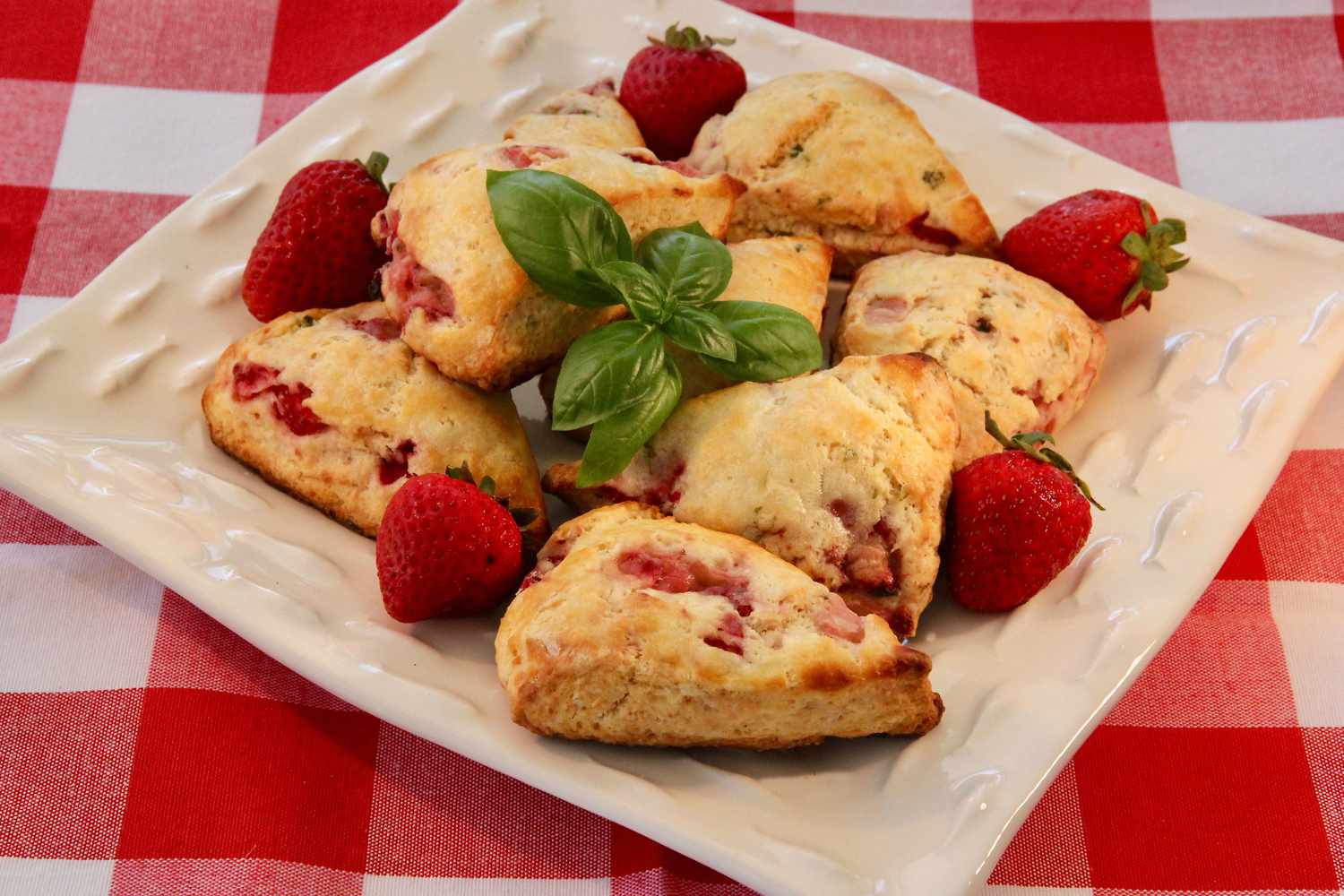 Strawberry Scones