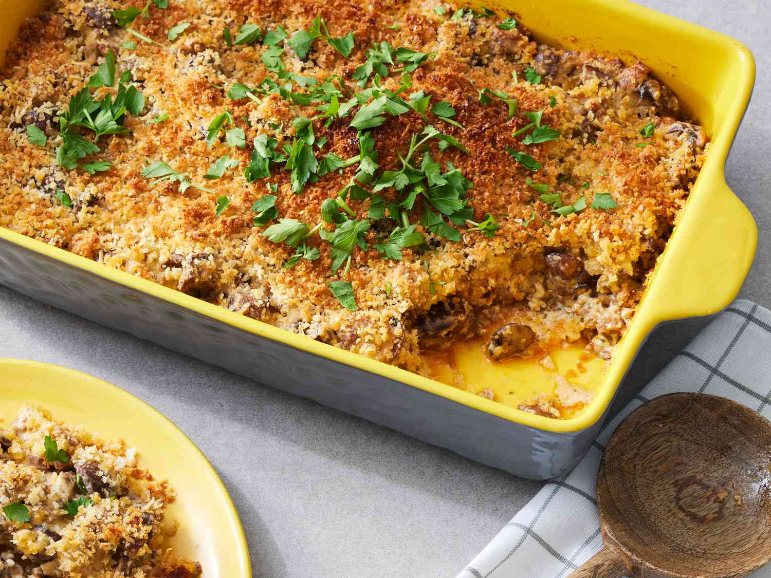 Stuffed Mushroom Casserole