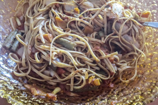 Summer Vegetable Spaghetti