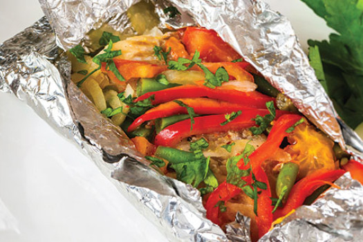 Tasty Fish and Veggie Packets