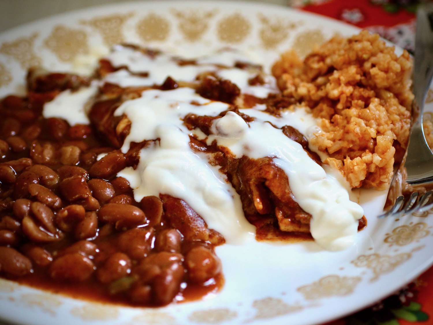 Tex-Mex Beef and Cheese Enchiladas