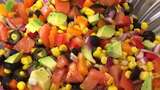 Tomato, Corn, and Avocado Salsa