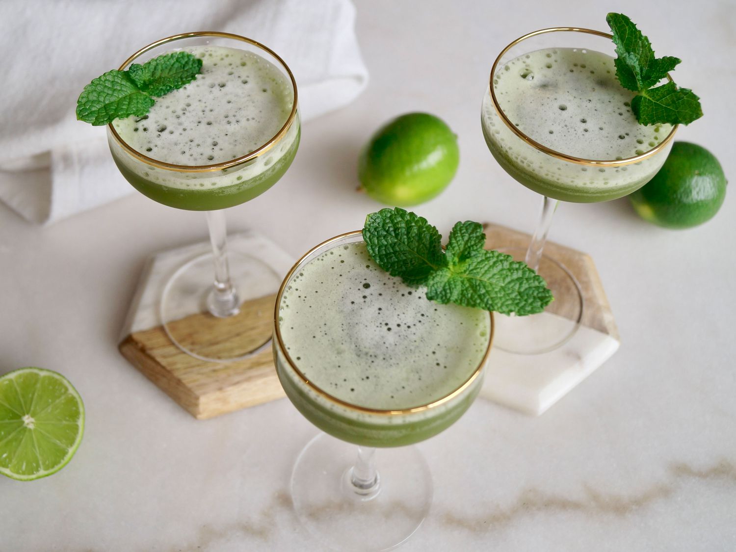 Tropical Matcha Cocktail
