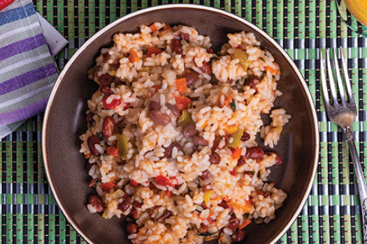 Vegetable and Rice Skillet Meal