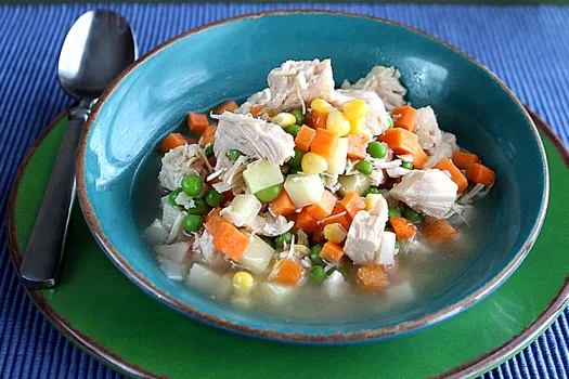 Vegetable Soup with Chicken