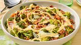 Warm Broccoli Caesar Salad