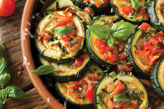 Zucchini And Tomatoes