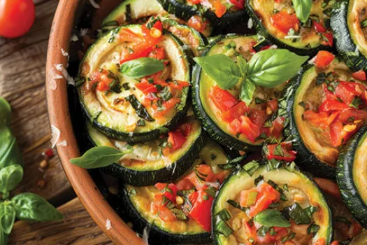 Zucchini And Tomatoes