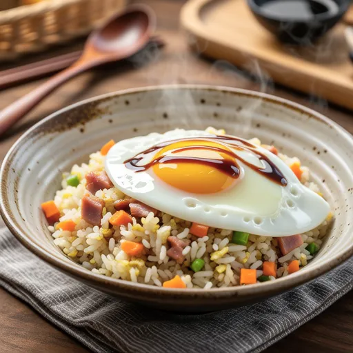 Spam Egg Fried Rice