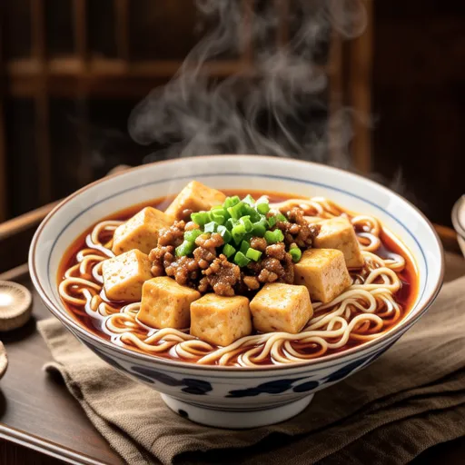 Thick Fried Tofu Mapo Vermicelli